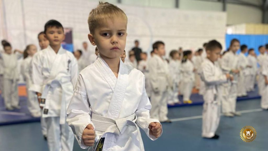 Годовая аттестация на пояса в филиале области Абай