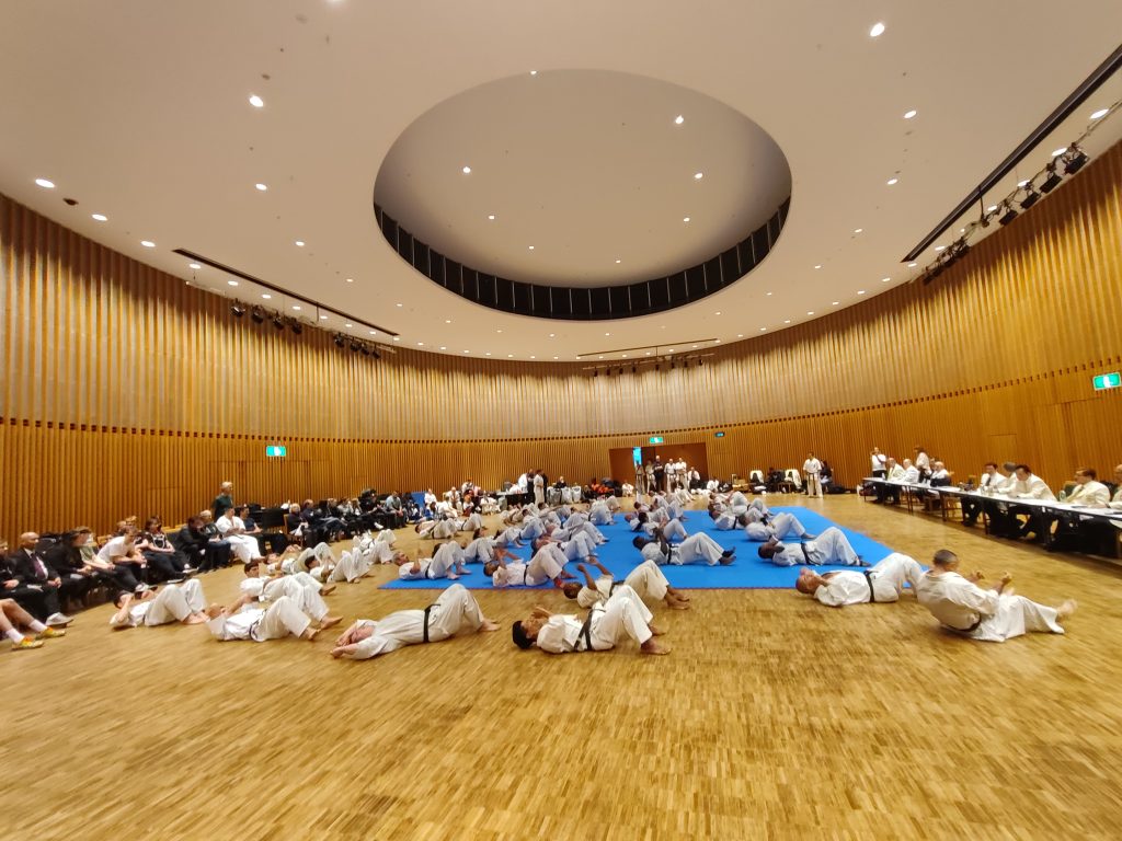 Дан-тест в Японии - новые чёрные пояса и звания